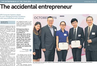 Kevin Liang - The Accidental Entrepreneur | EPS Recruitment Agency Singapore